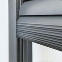 Premium gutter (hides slats)