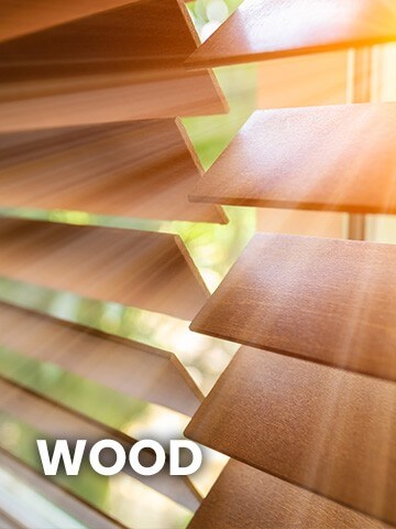 wooden blind