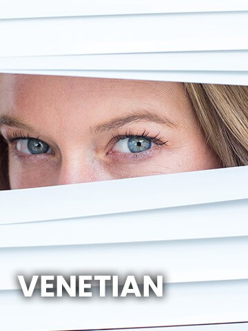 wooden Venetian blinds and aluminum Venetian blinds