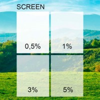 PANTALLA vertical - VISIBILIDAD PROMEDIO 5%