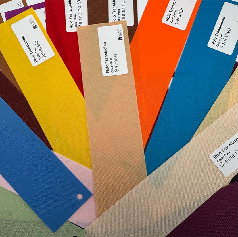 Store enrouleur translucide Color Fun
