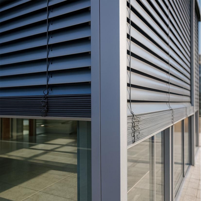 Persiana Exterior - Brisa Solar C-80 (con tapa)