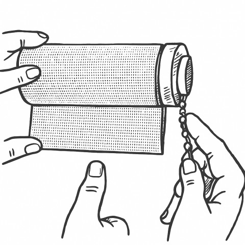 How to change the roller blind chain? How to change the roller blind chain?